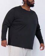 3 Pack: Men’s Big & Tall Tech Stretch Long-Sleeve & Short-Sleeve Dry-Fit T-Shirt - Image 3